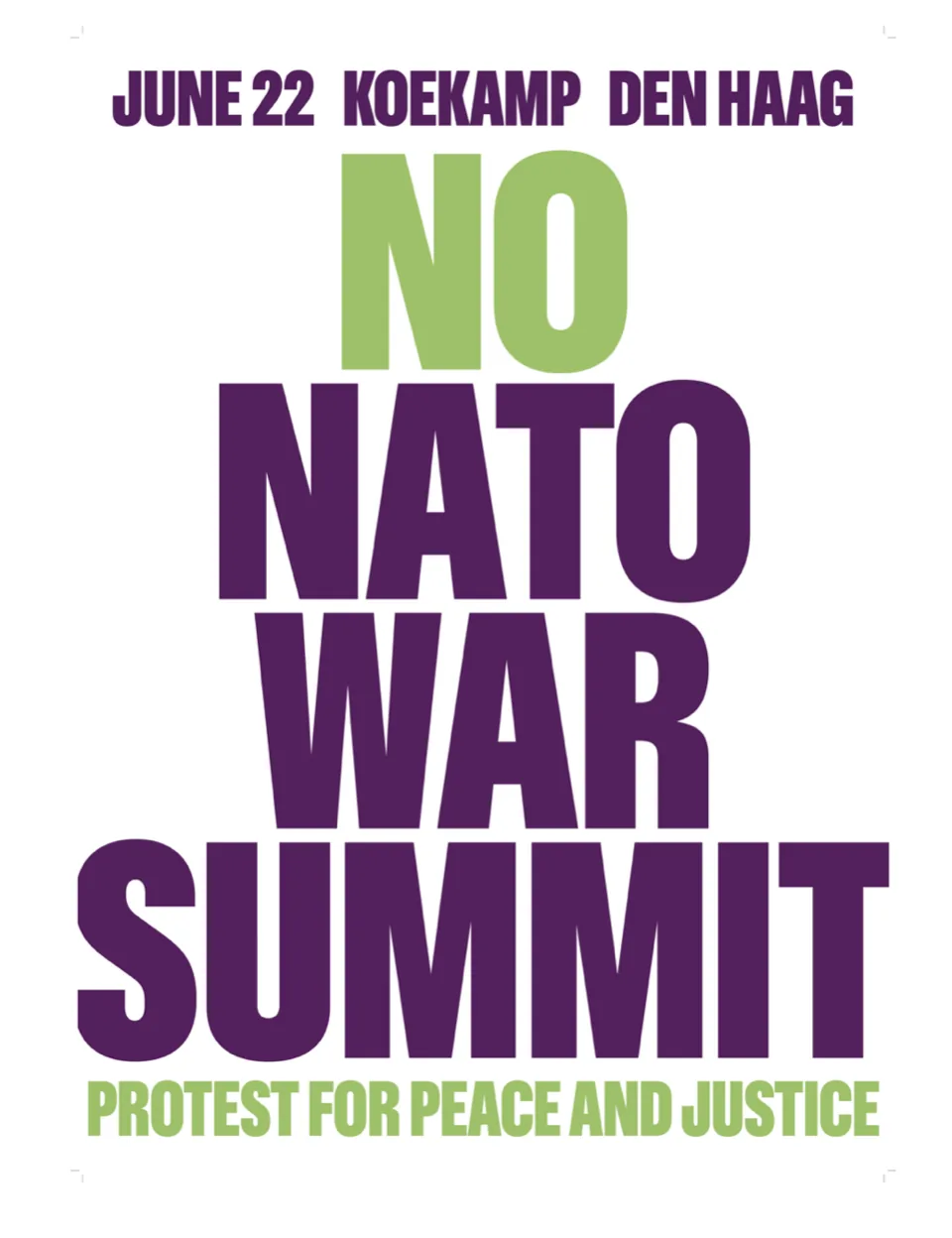 NO NATO WAR !!!